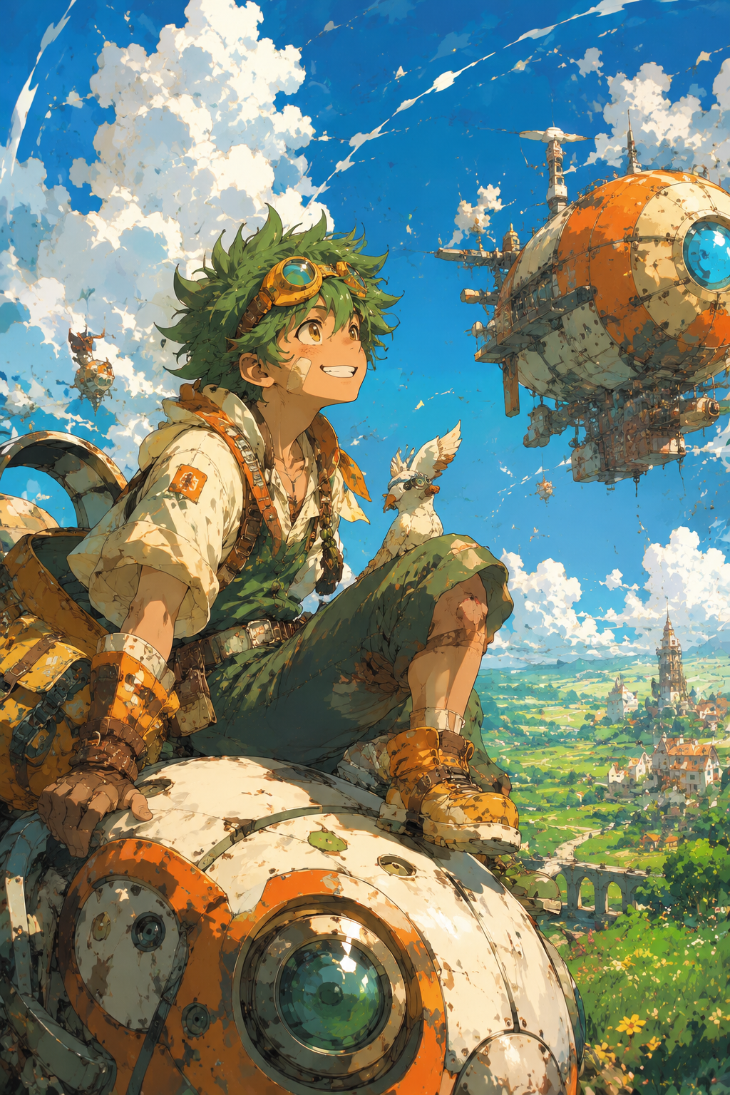 Anime poster background