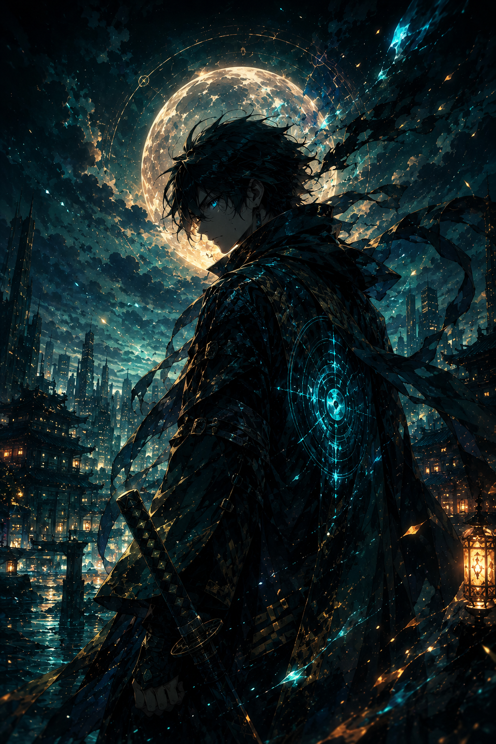 Anime poster background